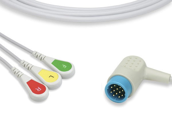 Stryker > Medtronic > Physio Control Compatible Direct-Connect ECG Cable